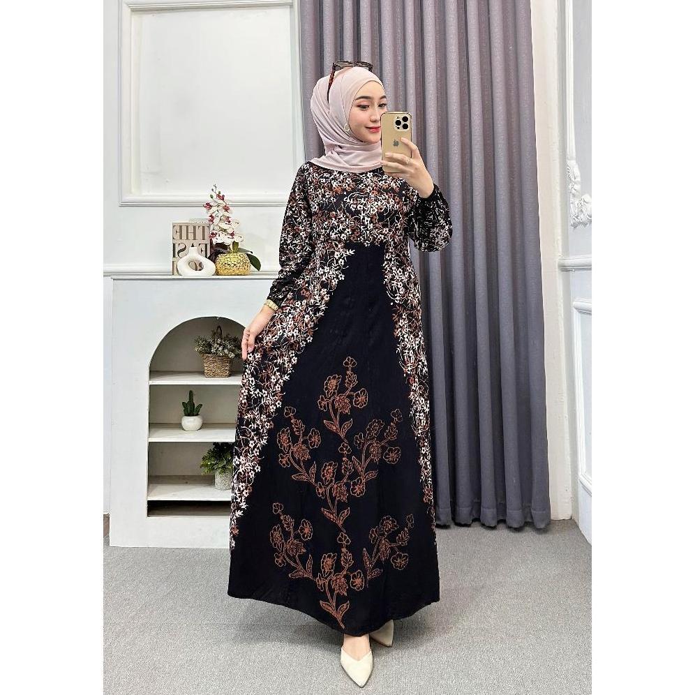 CUCI GUDANG Batik Fannifan - TERBARU GAMIS RAYON PREMIUM | GAMIS TWILL ORI PEKALONGAN | GAMIS BUSUI 