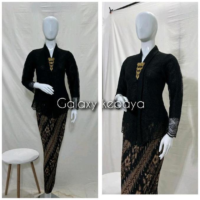 KEBAYA KARTINI PENDEK/ Kebaya Brokat /Kebaya Slimfit/Kebaya Wisuda Baju Dress Kondangan Atasan Mewah
