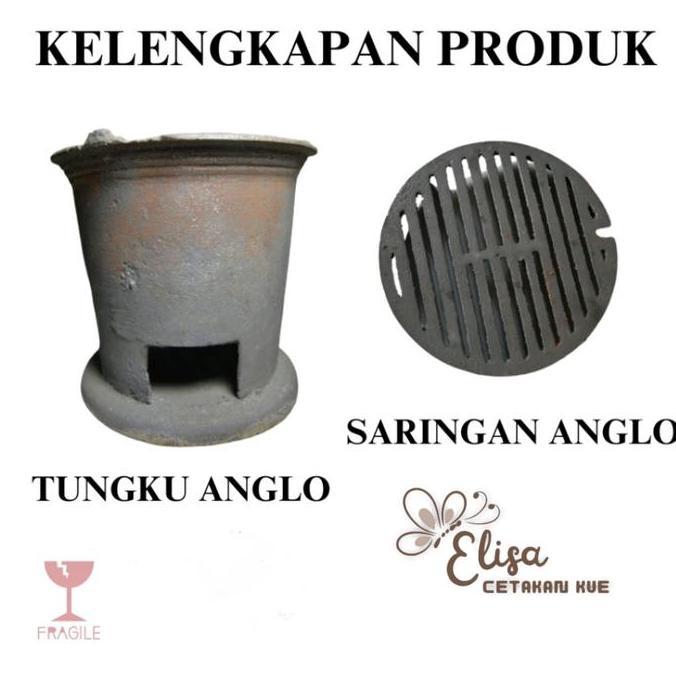 ANGLO BESI COR 30 CM / ANGLO ANGKRINGAN TUNGKU ARANG / TUNGKU BESI NS