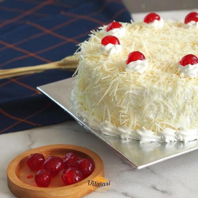 kue tart keju - cheese cake - Birthday cake - kue ulang tahun vitasari