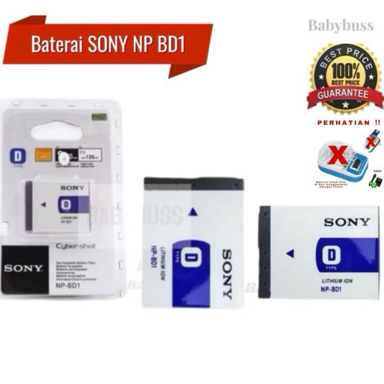 TERBARU BATERAI SONY NP BD1 for kamera CyberShot G Series DSC-G3 CyberShot T Series DSC-T2, DSC-T200