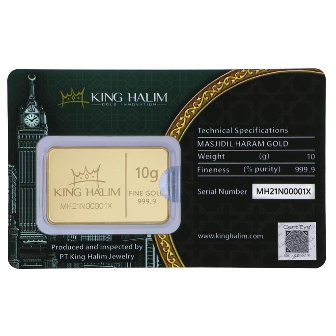 Lantakan King Halim 10Gr - Masjidil Haram Kualitas Terbaik Harga Termurah