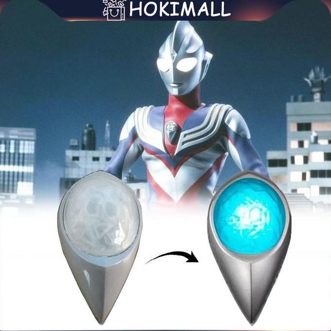 WOVLO Color Timer Ultraman Tiga Lampu Di Dada Ultraman Real Sound Recast