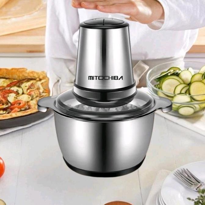 Food Chopper Mitochiba ch 88 pelumat penggiling penghalus serbaguna stainless 300 watt