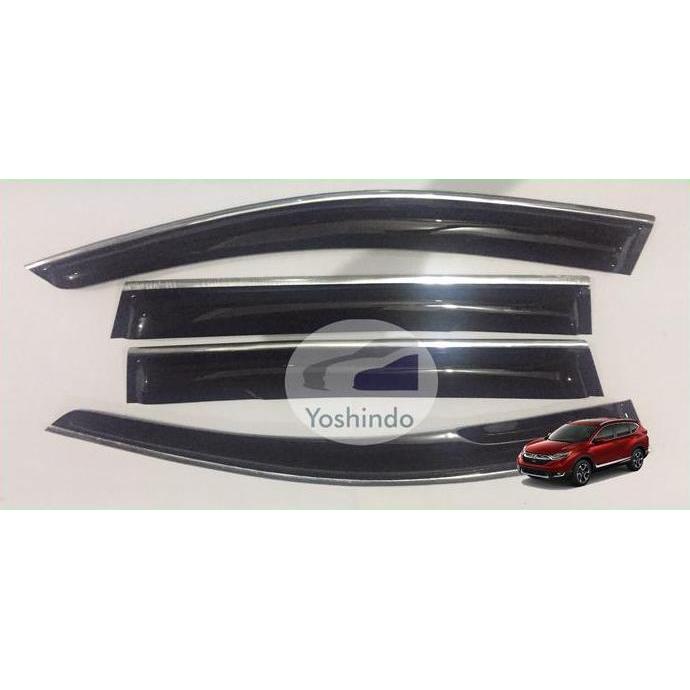 Talang Air List Chrome Mobil Honda Crv 2017 / Talang Air Crv 2017 Murah