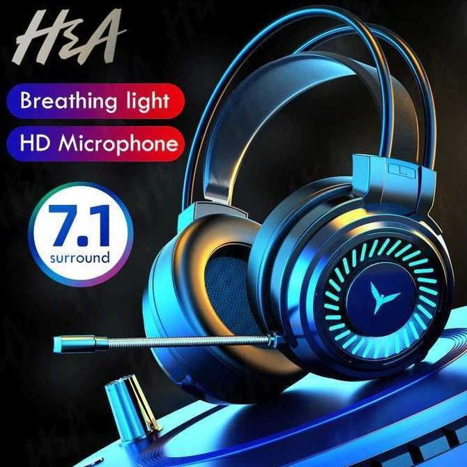 XALARA Headphone Gaming Virtual Surround 7.1 RGB Mic Model 2 Jack 3.5 mm game gamming headset earpho