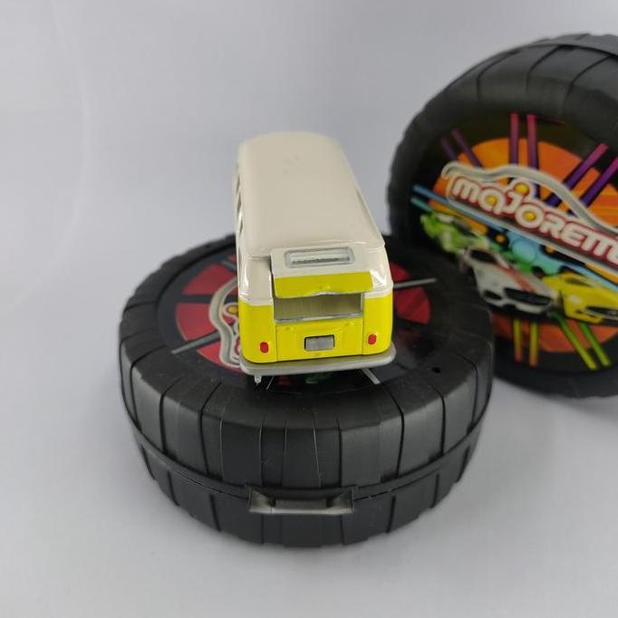 Promo Majorette Diecast Pomade VW Volkswagen T1 Open Cap Kuning Kondisi Baru Diskon