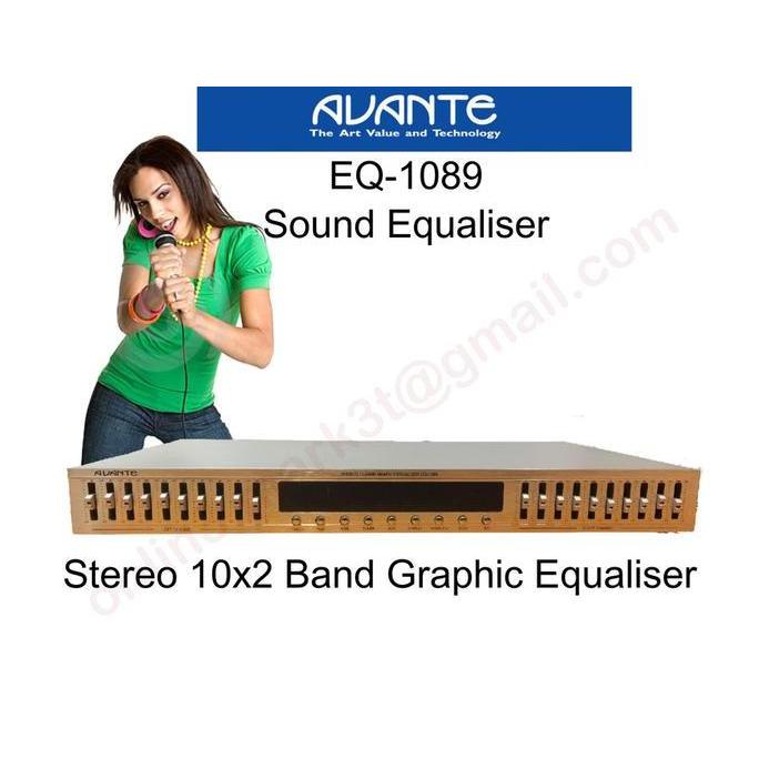 EQUALIZER Avante EQ1089 10 band stereo sound equaliser