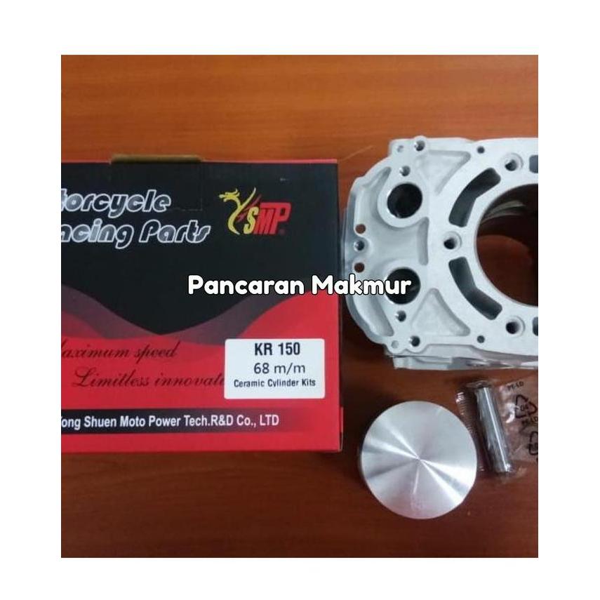 Promo Ceramic Cylinder Kit /Blok Seher 68mm Motor KR150 NINJA/Merek YSMP Diskon
