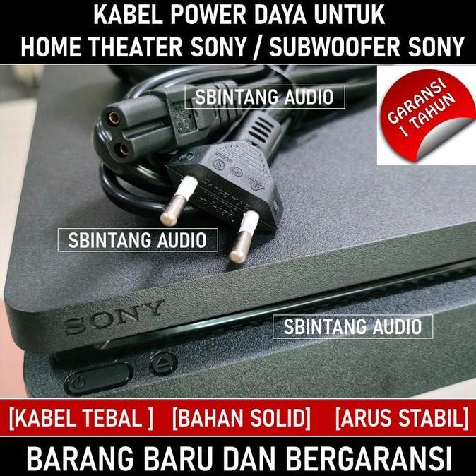 Kabel power home theatre Sony subwoofer Sony Soundbar Sony Terbaru