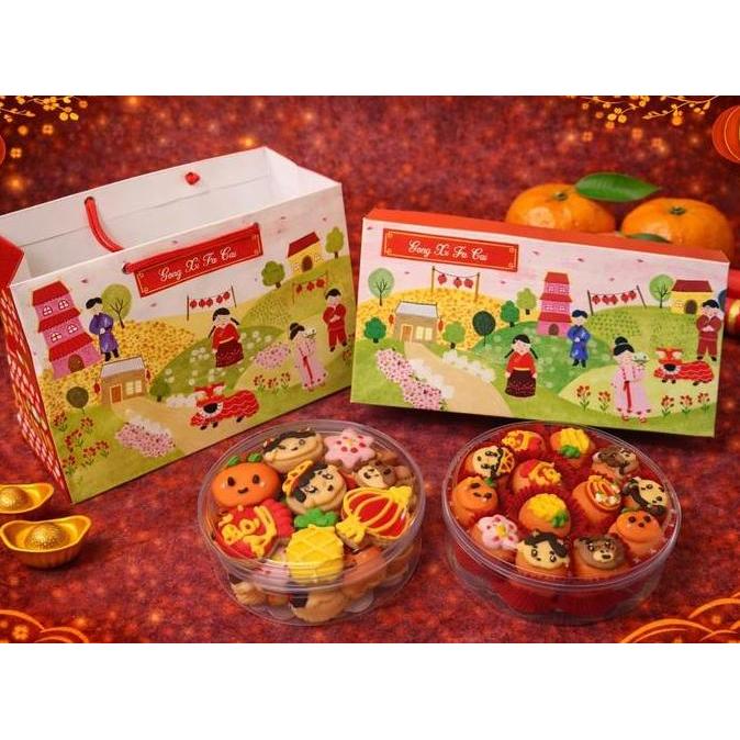 Terjangkau Daniesca Cookies Kue Kering Sincia - Cookies Icing Karakter Imlek - Cookies Tahun Baru Im