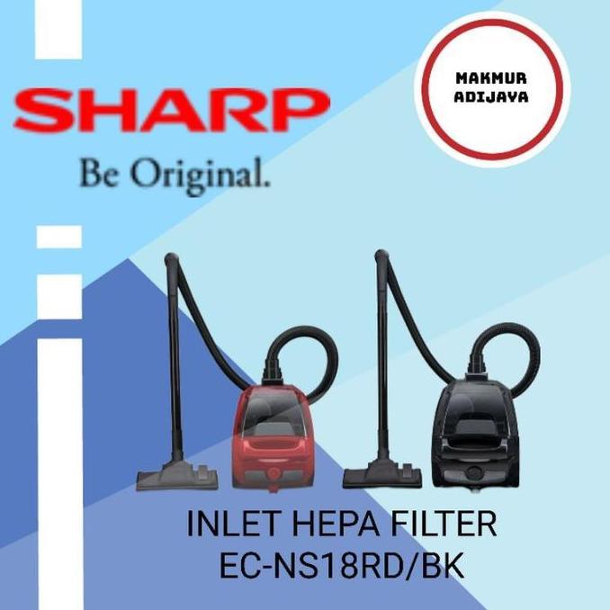 Inlet Hepa Filter Vakum Cleaner Sharp EC-NS18-RD EC-NS18-BK Original