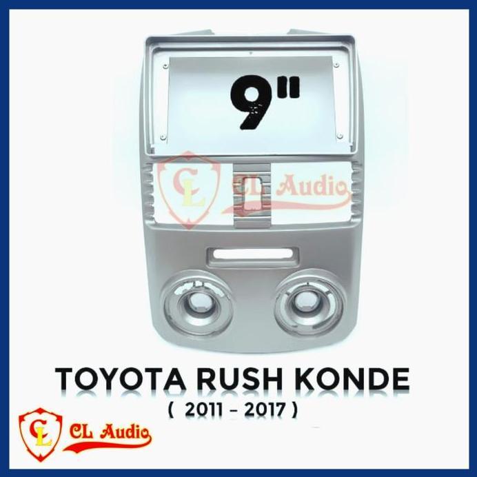 Frame Head Unit Android 9 Inch Rush/Terios 2011-2017