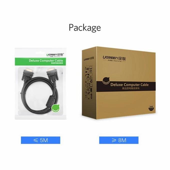 Ready Ugreen VGA to VGA 1080P - Ugreen Kabel Vga Gold Plated for Monitor TV