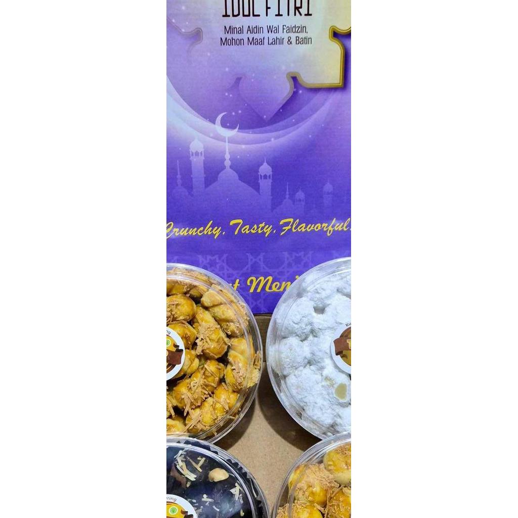 Kue Lebaran/ Paket Kue Kering Isi 4 Toples
