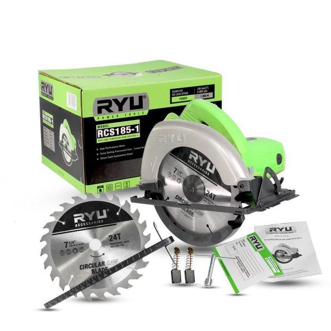 RYU MESIN POTONG KAYU SIRKEL RYU ORIGINAL 7INC Free mata circular original