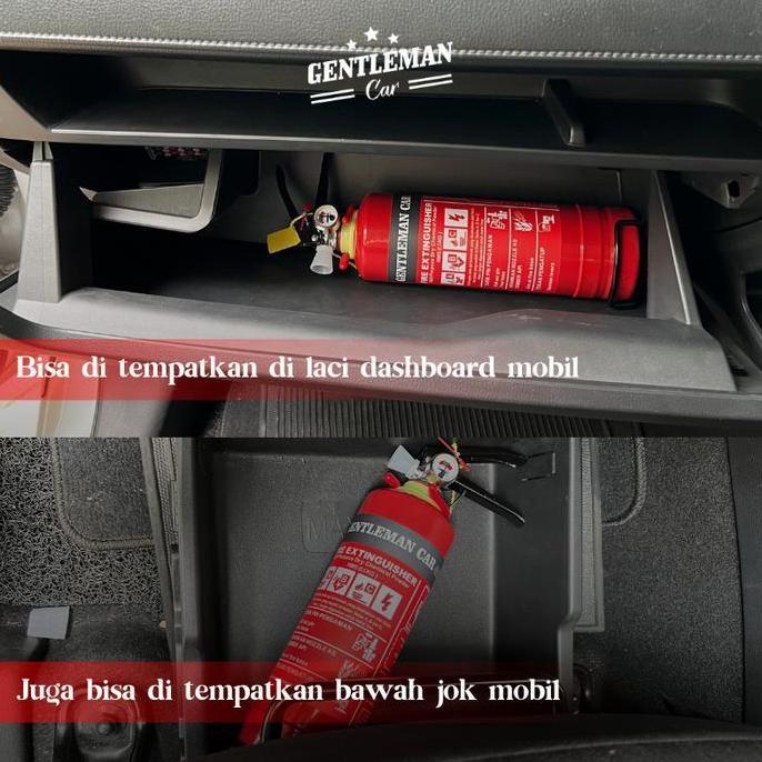 Apar Mobil 0.5Kg & 1Kg Gentleman Car Tabung Pemadam Racun Api Portable