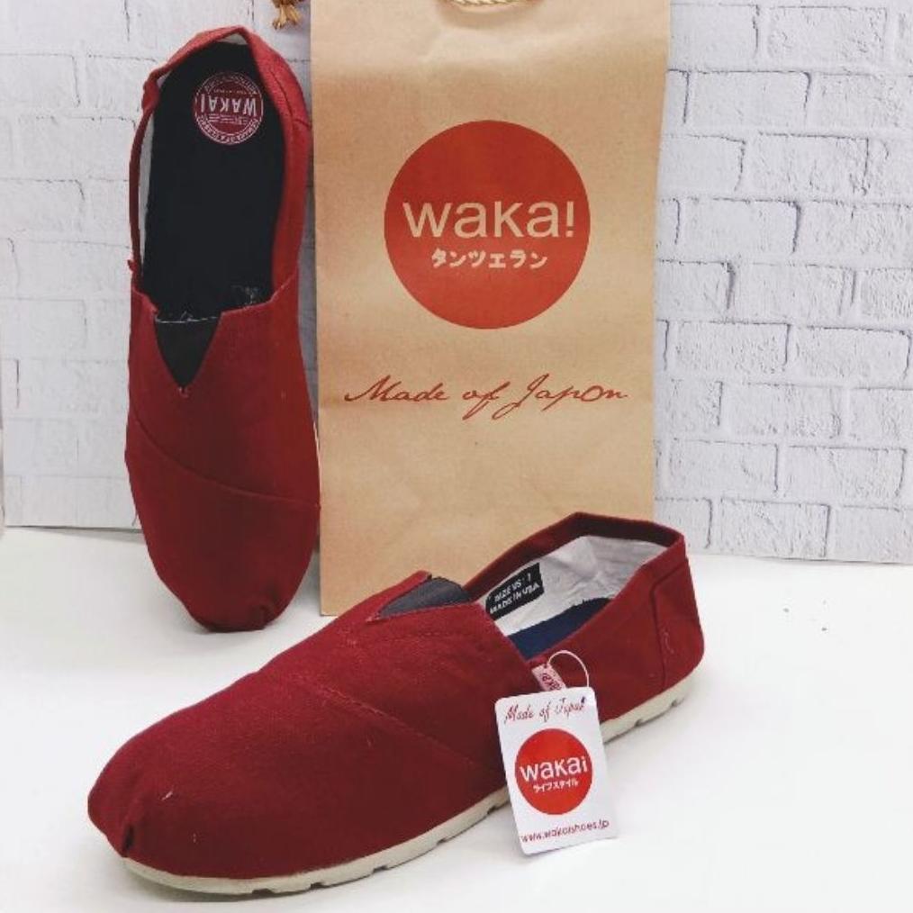 Best Seller Spesial Promo Murah Sepatu Wakai Pria Slip On