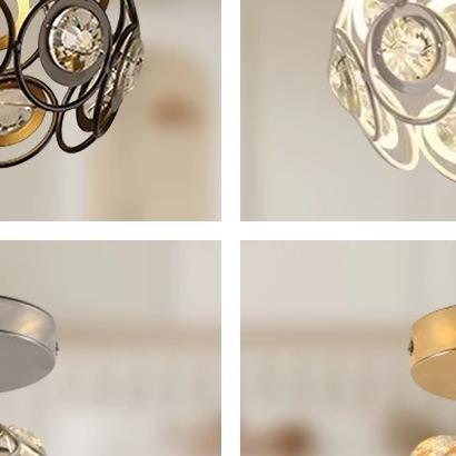 Lampu Plafon Lampu Kristal Plafon Rumah Lampu Ceiling Kristal Kotak Modern Crystal Ceiling Lamp