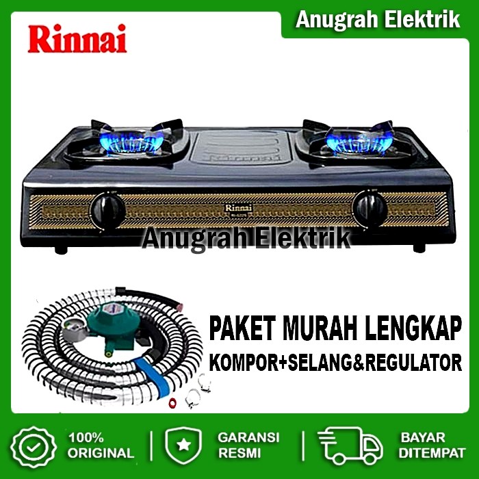 Kompor Gas Rinnai 2 Tungku Ri 522 S / Kompor 2 Tungku / Kompor Rinnai 2 Tungku / Kompor Rinai 2 Tung