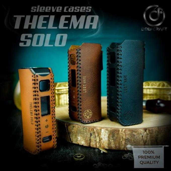 Casing Thelema Solo free tali lanyard leather case