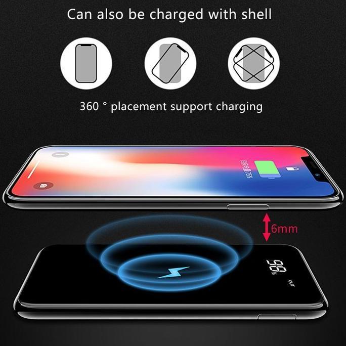 Power Bank Sony Wireless Q10 | 10000mah Dual Usb | Android Support