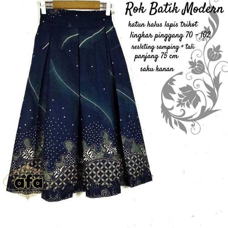 BESTPROMO ROK BATIK MODERN LAPIS TRIKOT / ROK BATIK 7/8 / BAWAHAN BATIK