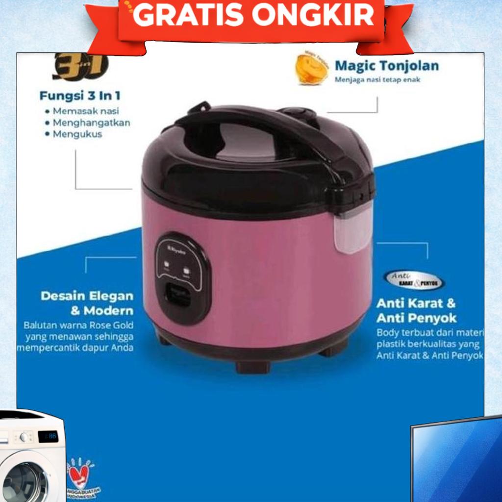 Miyako : Mcm-507Sbc Magic Warmer Plus Rice Cooker 3In1 1,8 Liter Mcm 507 Sbc 395 Watt Dengan Tonjola