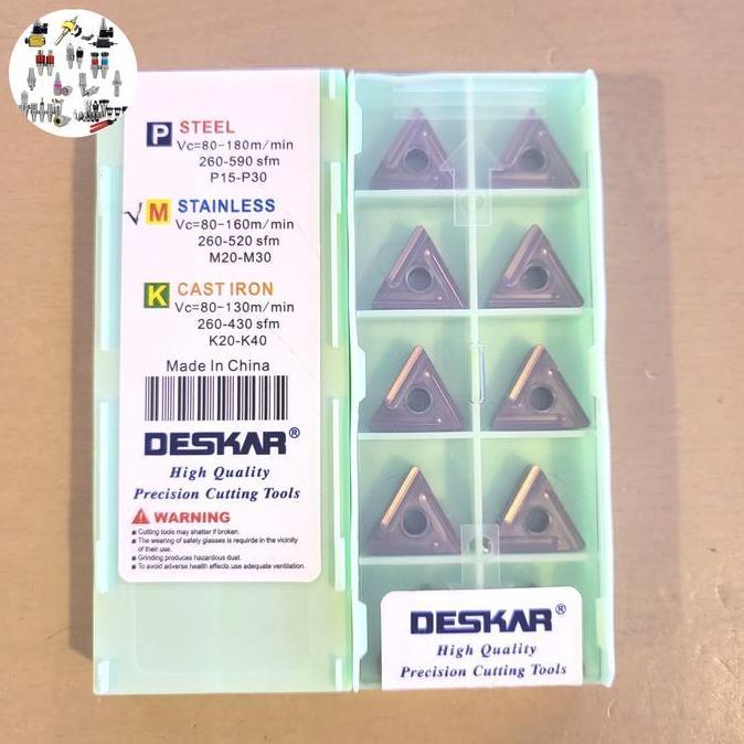 VERCHASE INSERT BUBUT TNMG 160408 R DESKAR TNMG 160408 R TNMG 16 INSERT SEGITIGA MATA BUBUT TNMG 160