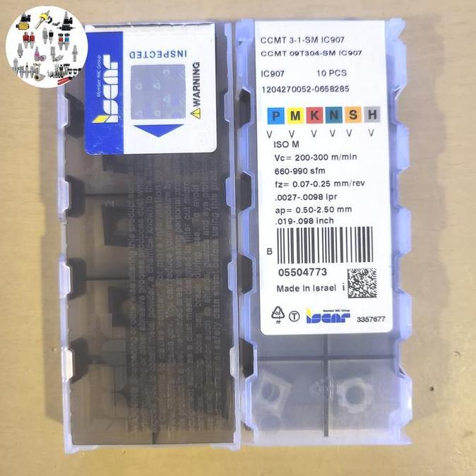 QANTASH CCMT 09T304 IC907 INSERT BUBUT CCMT 09 MATA BUBUT INSERT BORING CCMT 09T304