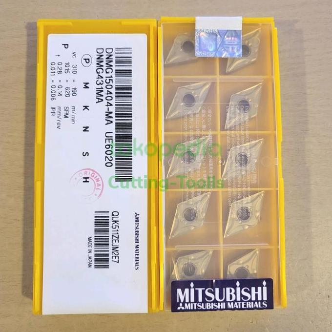 QANTASH INSERT DNMG 150404 UE6020 PAHAT BUBUT DNMG 150404 INSERT BUBUT DNMG