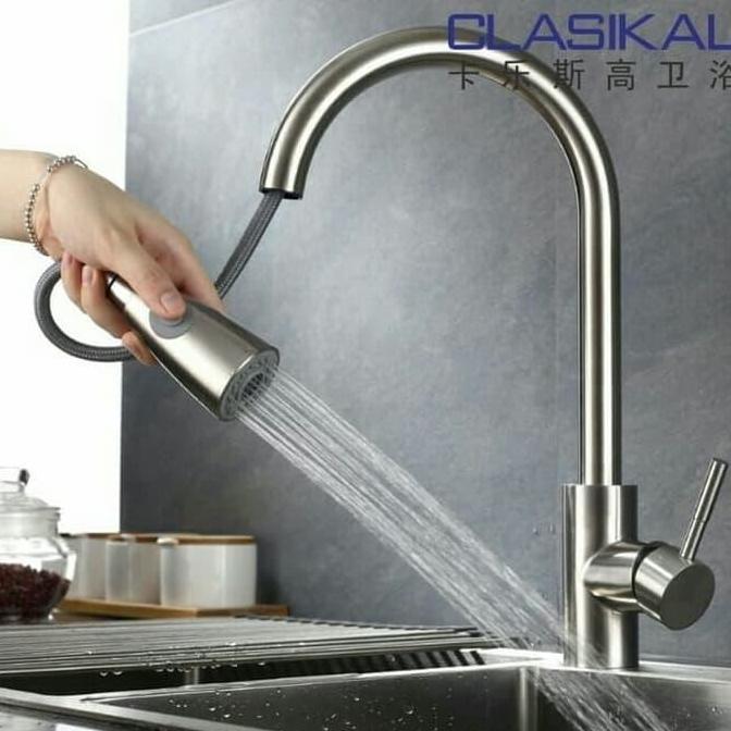 Kran Kitchen Sink Panas Dingin Tarik Stenliss | Kran Sink Model Toto