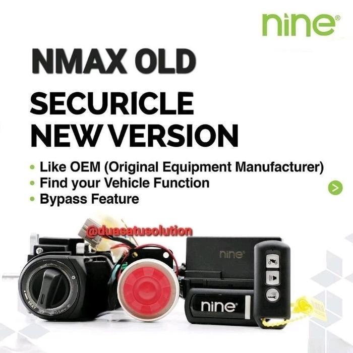 Smart Keyless Key Yamaha Nmax / Keyless Sensor Alarm Getar Bunyi Original Dan Terpercaya