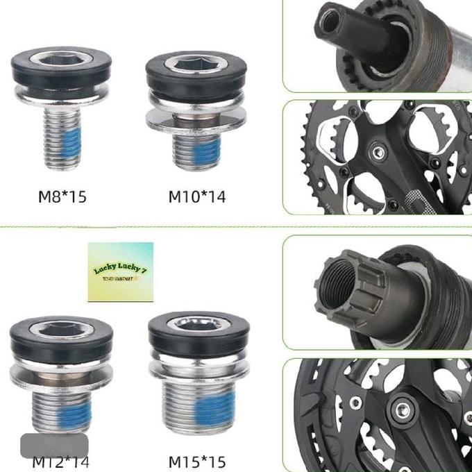 Murah Baut Tutup Crank Octalink Baut L Tutup BB Octalink 1 pc Non COD