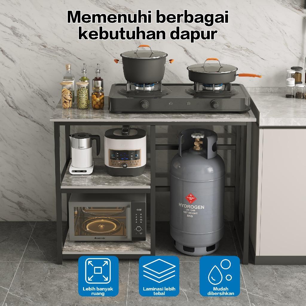 Meja Kompor/ Rak Kompor/Meja Kompor 2 Tungku / Rak Kompor 2 Tungku  /meja dapur kompor/meja dapur /R