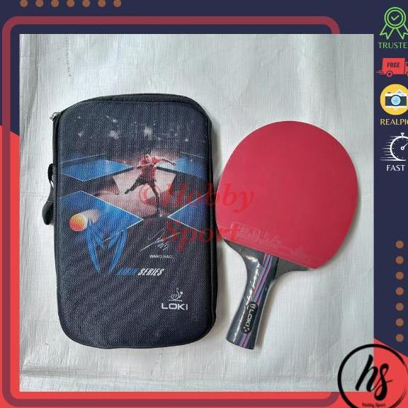 BEBAS ONGKIR - Bat Pingpong Loki Kirin X3 3-Star Cover Bet Bad Ping Pong Tenis Meja