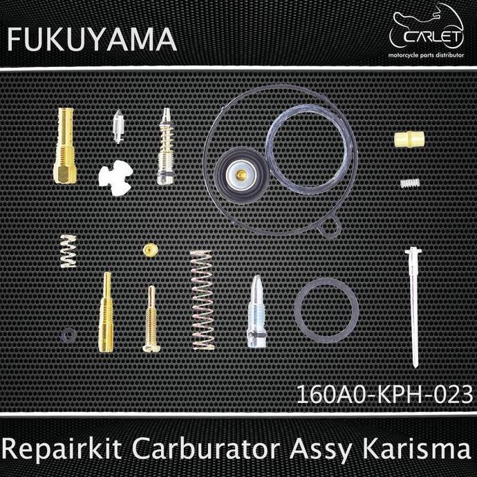 Fukuyama Repairkit Carburator Assy + Karet Membran Karisma Termurah