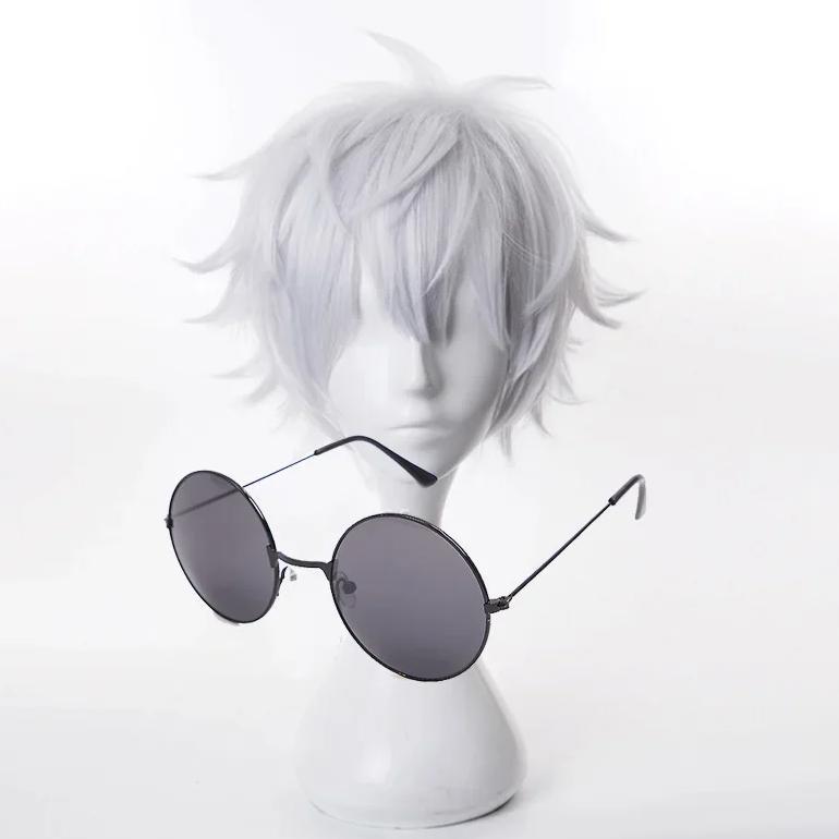 Anime Gojo Satoru Wig Cosplay Jujutsu Kaisen Cosplay Jujutsu Kaisen Gojo Satoru Costume Halloween Wi