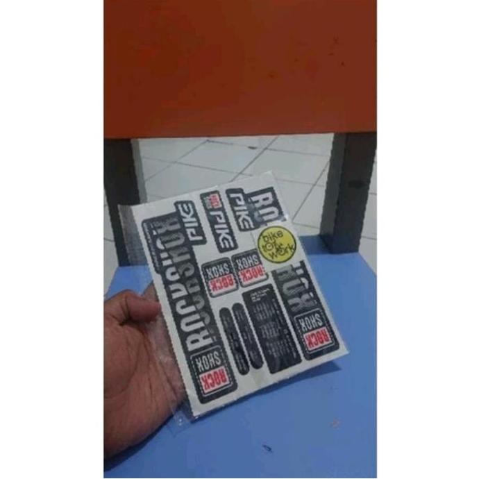 Murah Fork Rockshox Sticker Fork Rockshox decal fork fox decal rockshox bicycle fork outdoor Non COD