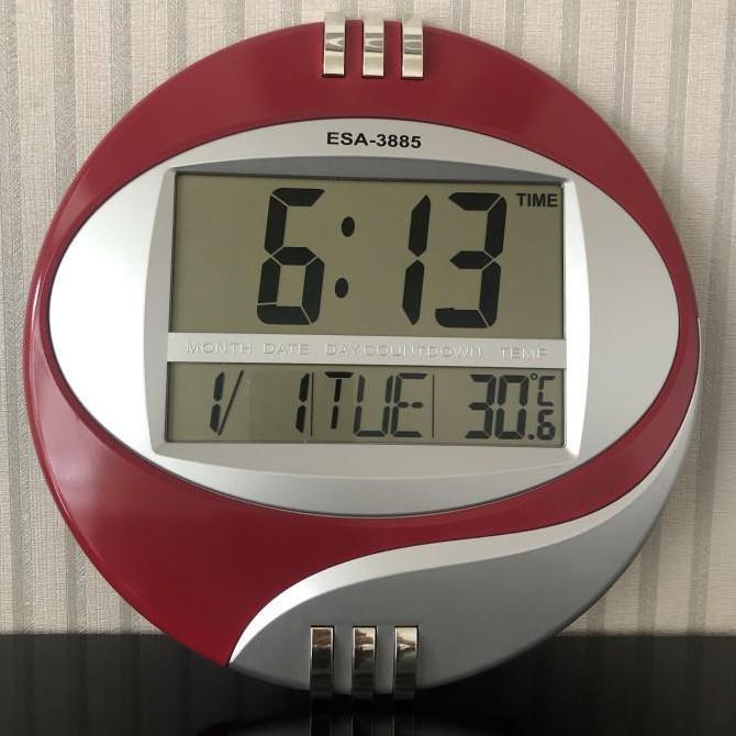 LED ESA 3885 / Jam Meja Digital / Jam Dinding Digital 3885