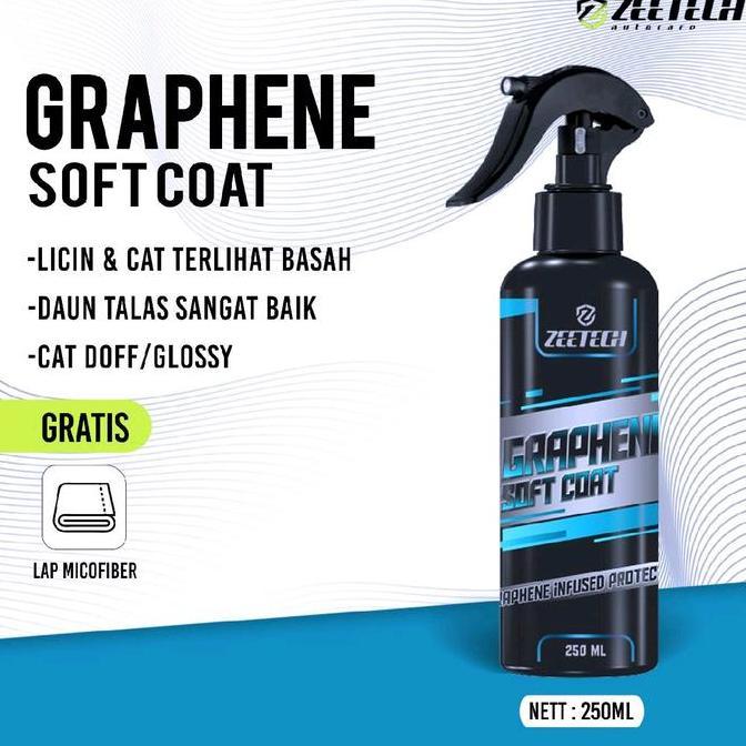 ZEETECH Graphene Soft Coat Semi Coating Very Slick Bahan Carbon 250ml Pelindung Mobil & Motor Anti G