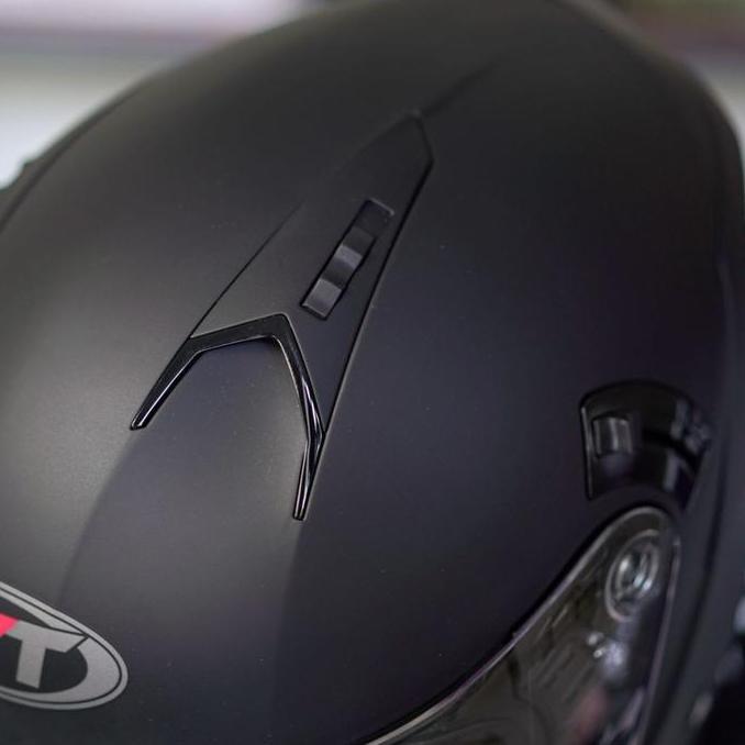 KYT NFJ Polos Black Doff