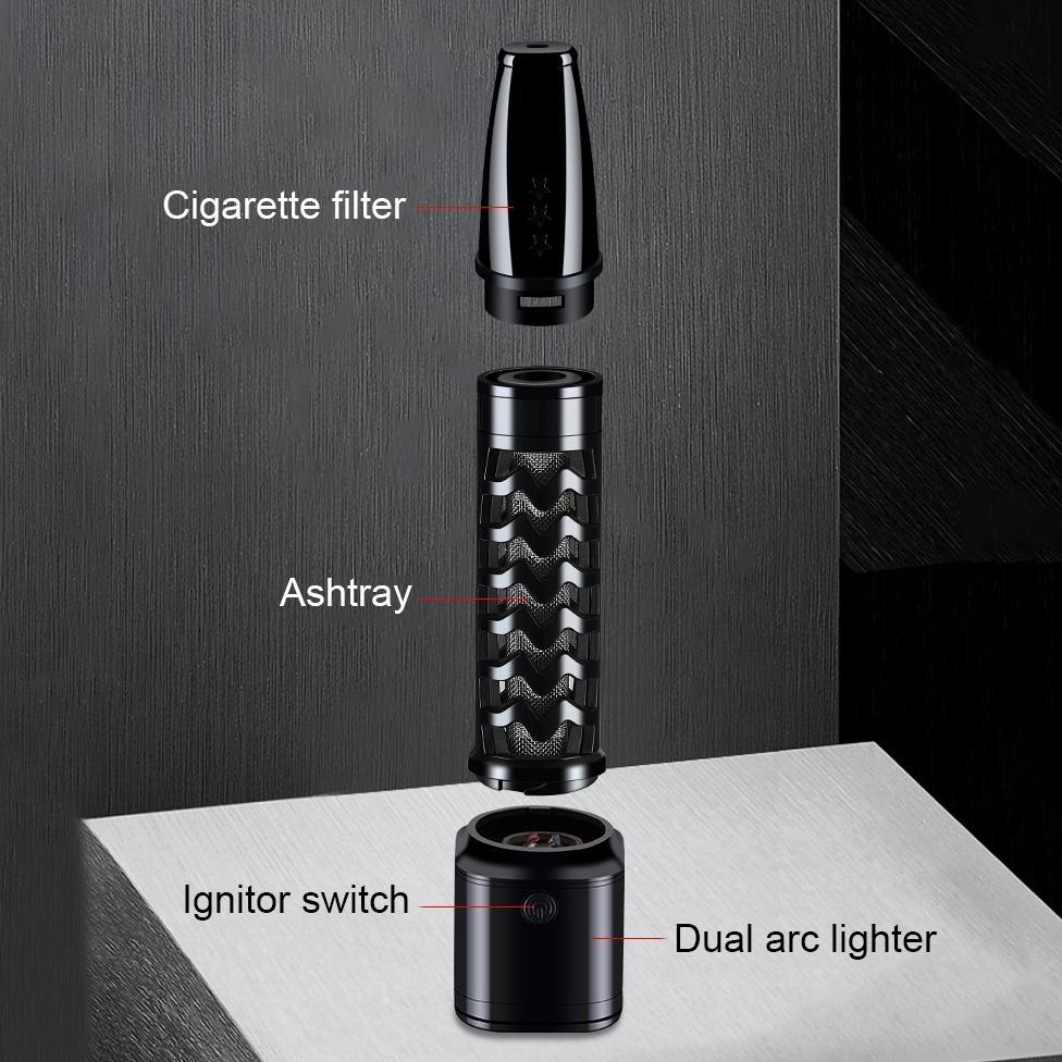 HOT DEALS Pipa Asbak Portable / holder filter rokok / Car Ashtray Pipe Holder
