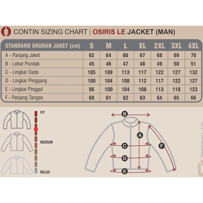 Jaket Contin Osiris LE - Black