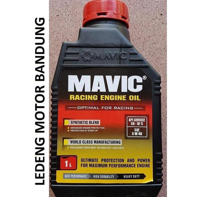 Oli Mavic Racing Sae 5w40 SN/GF S Motor Sport Balap 1 Liter Mesin Motorcycle Oil