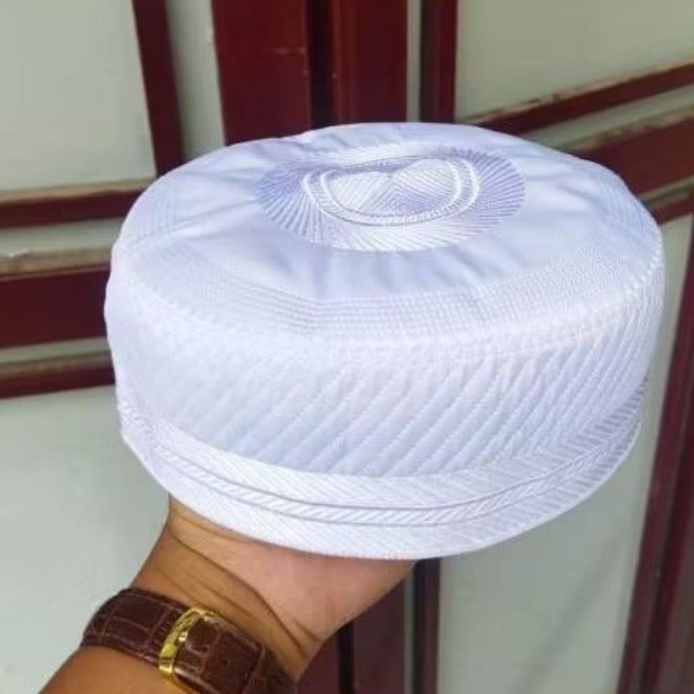 BESTPROMO PECI MADINAH BUGIS ORIGINAL BAHAN PREMIUM/ PECI PUTIH UMROH DAN HAJI DEWASA