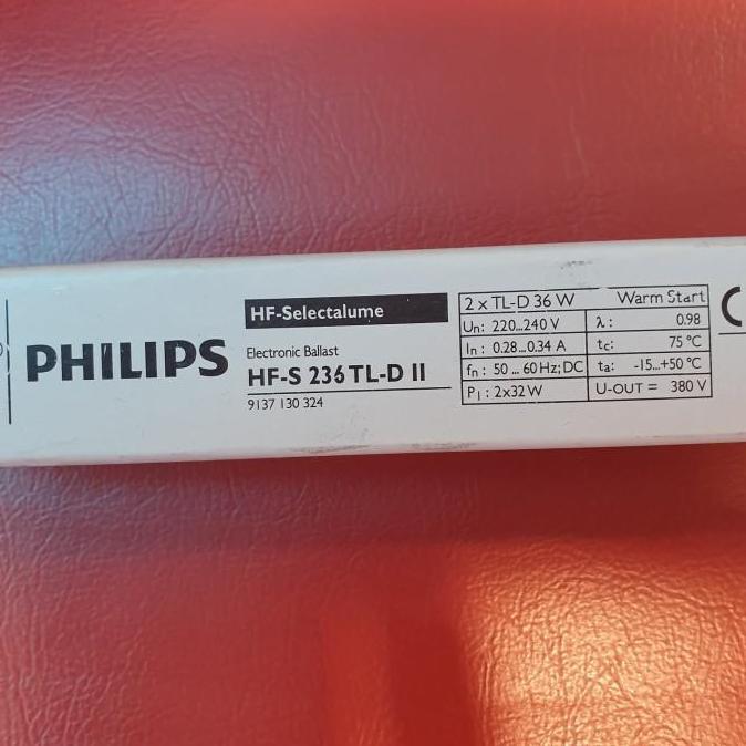 BALLAST PHILIPS HF-S 236 2X36W