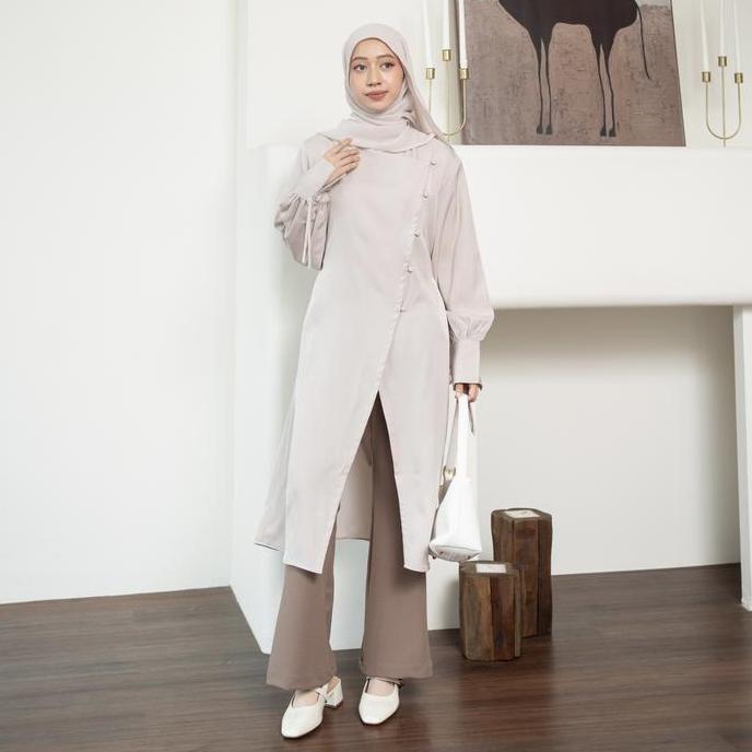 COTTONARY Yiran Tunic | Tunik Wanita Lebaran Hari Raya LJ