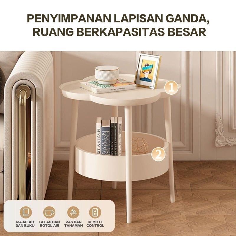 Damaindah Meja Kecil / Coffe Table / Meja Sudut / Meja Kopi / Meja Bulat / Minimalis