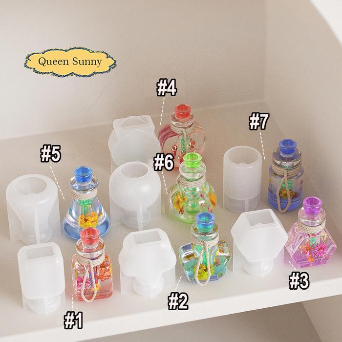 (Termurah) Cetakan Resin Wishing Bottle - Wish Bottle Botol Aromaterapi Parfum Botol Kecil Shaker Qu